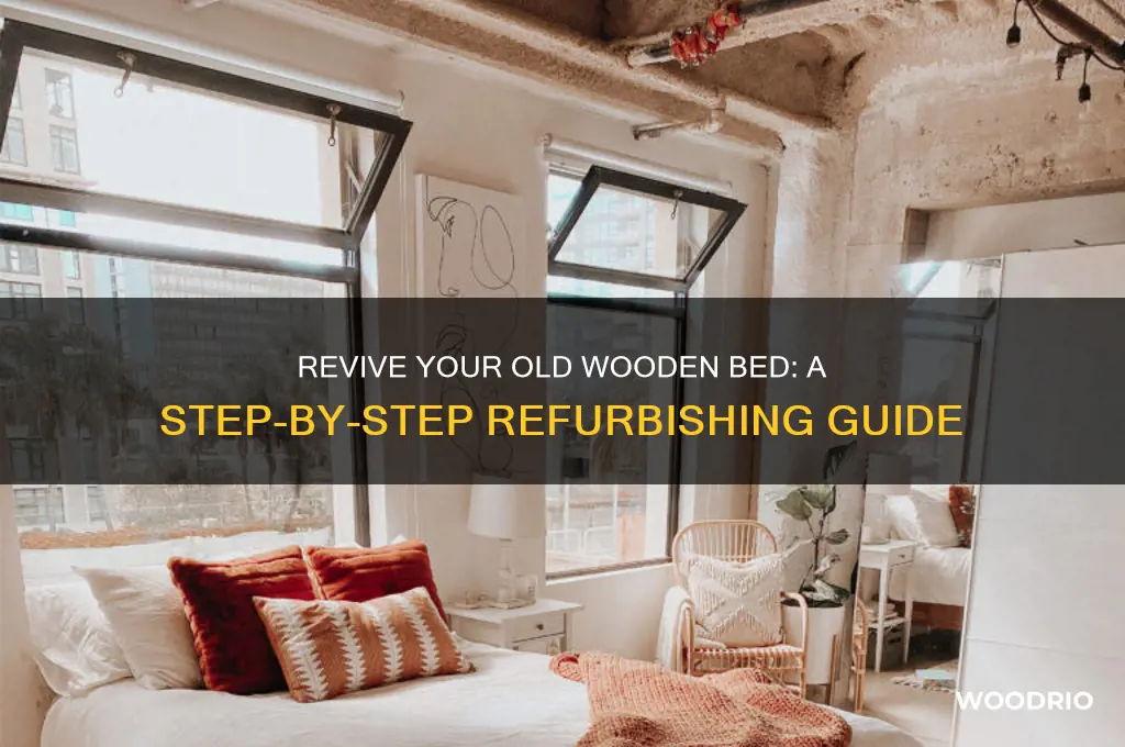 how to refurbish an old wooden bed
