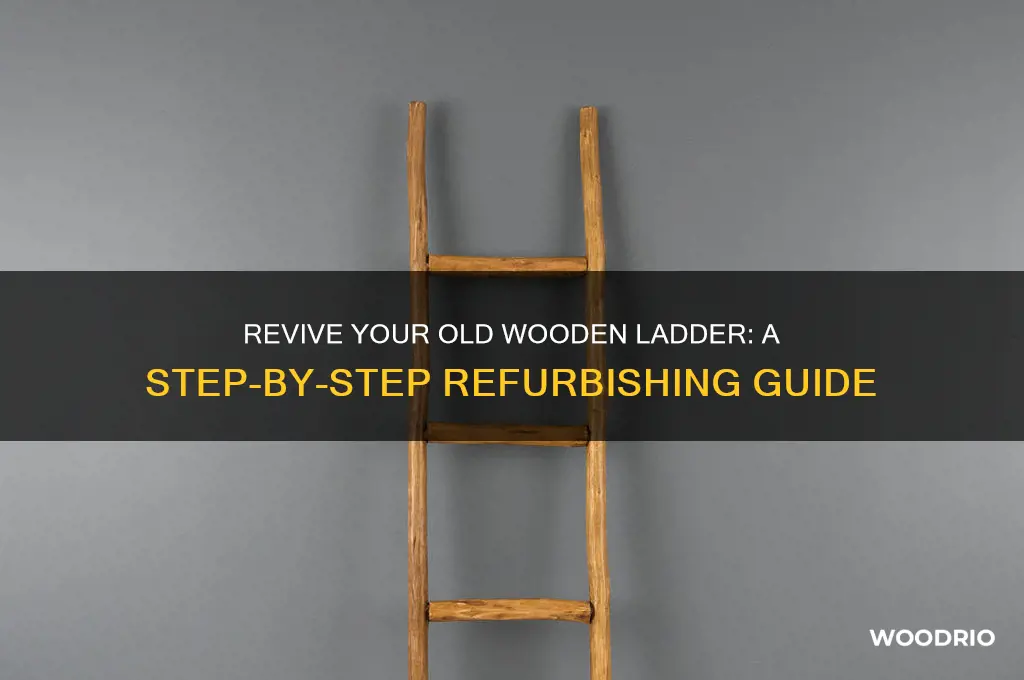 how to refurbish an old wooden ladder