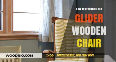 Revive Your Vintage Glider: A Guide to Refurbishing Wooden Chairs