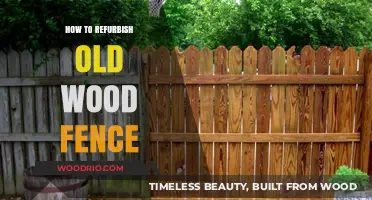 Revive Your Old Wood Fence: A Step-by-Step Refurbishing Guide