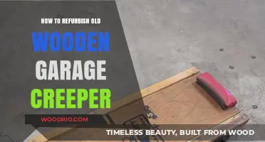 Revive Your Old Wooden Garage Creeper: A Step-by-Step Refurbishing Guide