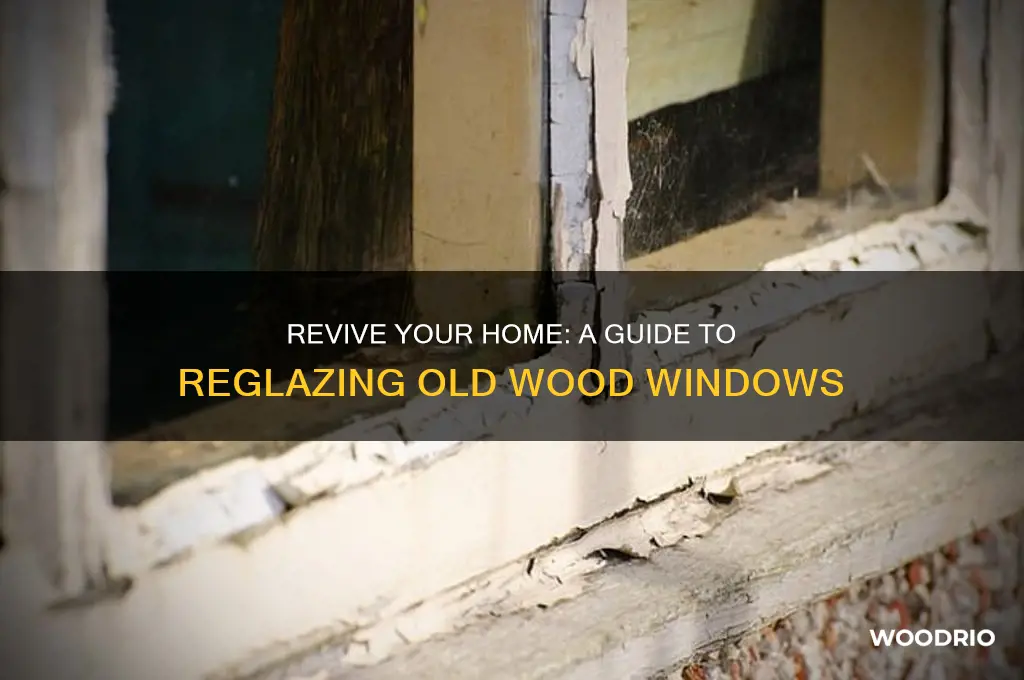 how to reglaze old wood windows