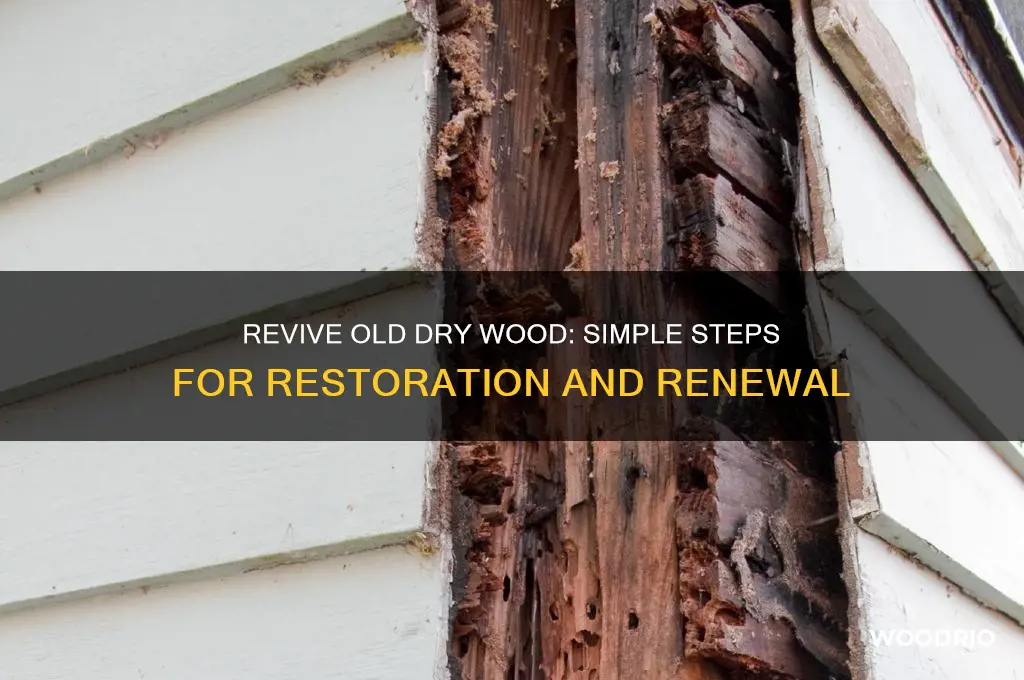 how to rejuvinate old dry wood