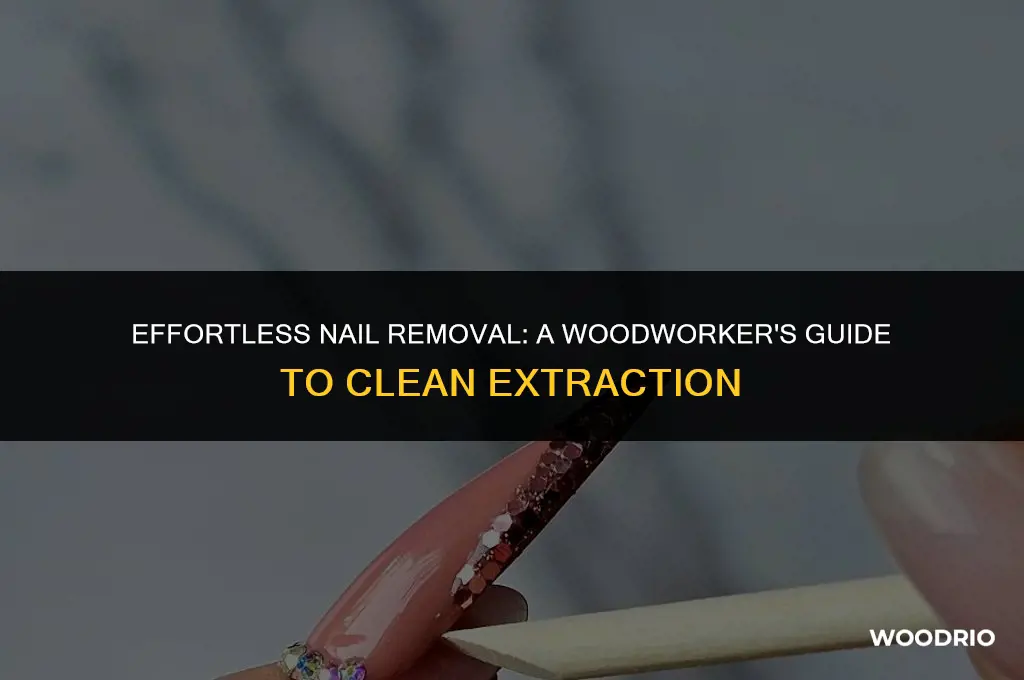 how to remove a nail from wood