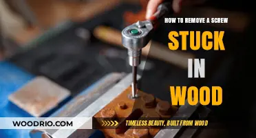 Easy Methods to Remove a Screw Stuck in Wood