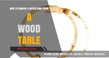 Erasing Water Rings: A Simple Guide to Restoring Your Wooden Table