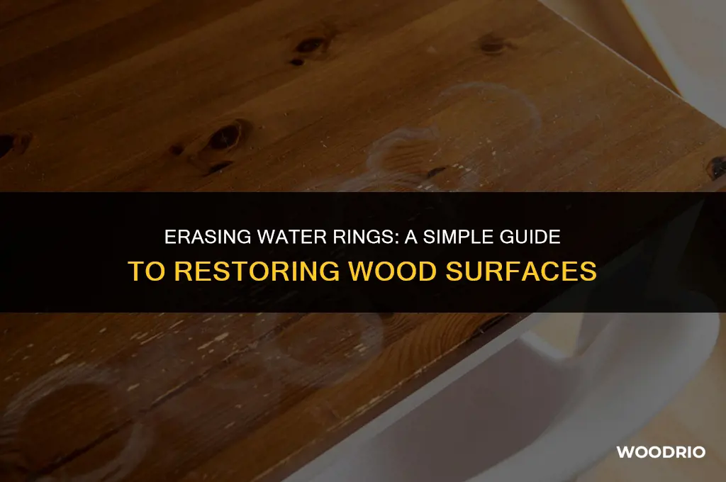 how to remove a water ring on wood