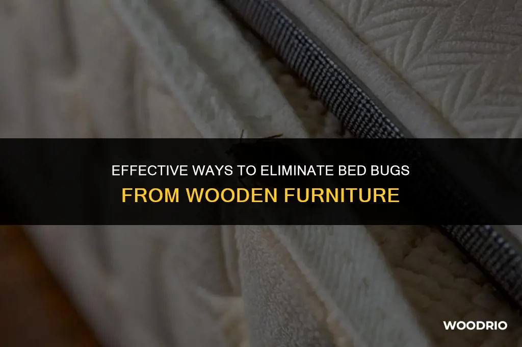 how to remove bed bugs from wood furniture
