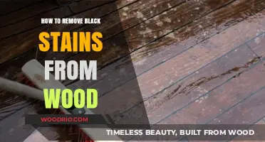 Erasing Dark Marks: A Guide to Removing Black Stains from Wood