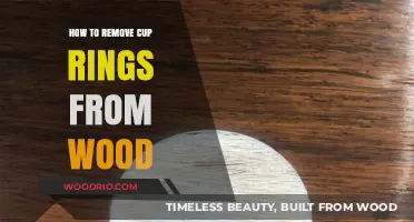 Erasing the Marks of Time: A Guide to Removing Cup Rings from Wood