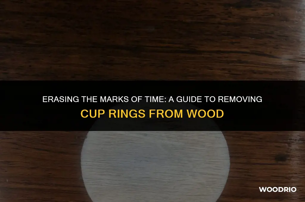 how to remove cup rings from wood