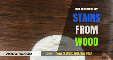 Effortless Solutions: Removing Stubborn Cup Stains from Wood Surfaces