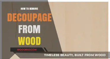 Reviving Wood Surfaces: A Guide to Decoupage Removal