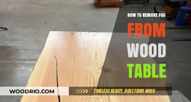 Restoring Clarity: Effective Methods to Remove Fog from Wood Tables