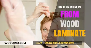 Effortless Hair Dye Removal from Wood Laminate: A DIY Guide