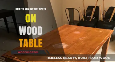 Restoring Your Wooden Table: A Guide to Removing Hot Spots