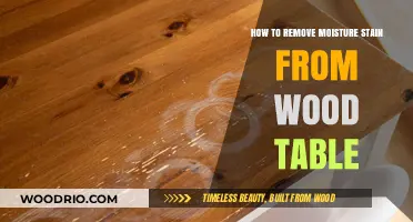 Reviving Your Wood Table: A Guide to Removing Moisture Stains