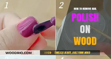 Effortless Nail Polish Removal from Wood Surfaces