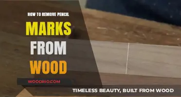 Erasing Pencil Marks from Wood: A Comprehensive Guide