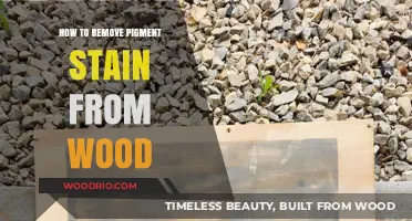 Erasing Pigment Stains: A Guide to Restoring Wood Surfaces