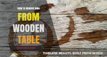 Effortless Solutions: Removing Rings from Wooden Tables