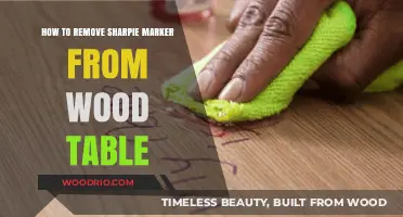 Erasing Stains: A Guide to Removing Sharpie from Wood Tables