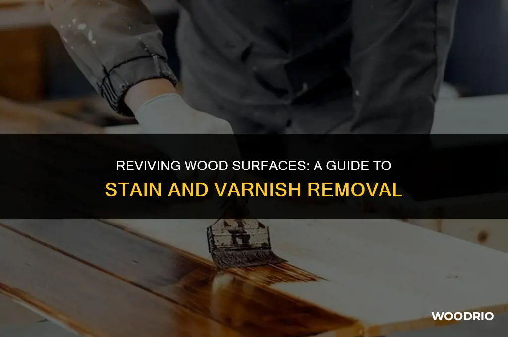 how to remove stain and varnish from wood