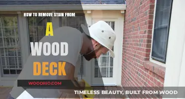 Effortless Deck Maintenance: Removing Stains from Wood Surfaces