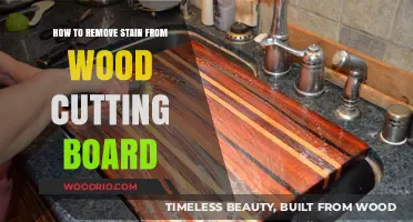 Effortless Stain Removal: Restore Your Wood Cutting Board's Natural Beauty