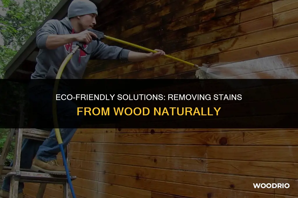 how to remove stain from wood without chemicals