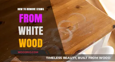 Effortless Stain Removal: A Guide to Restoring White Wood Surfaces