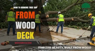 Effective Methods to Remove Tree Sap from Your Wood Deck