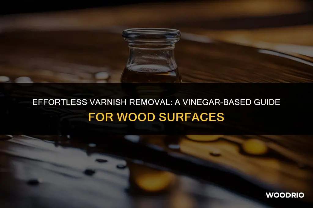 how to remove varnish from wood with vinegar