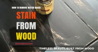 Effortless Stain Removal: A Guide to Erasing Water-Based Stains from Wood