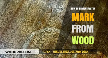 Effortless Wood Restoration: Removing Watermarks Like a Pro