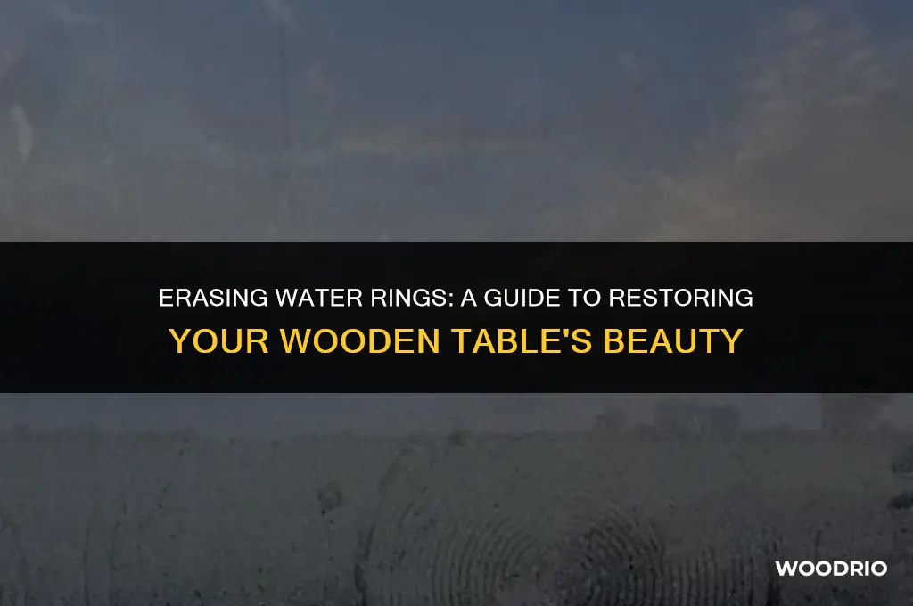 how to remove water ring stain from wood table