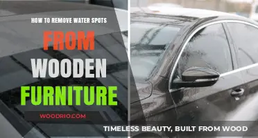 Effortless Restoration: Removing Water Spots from Wooden Furniture