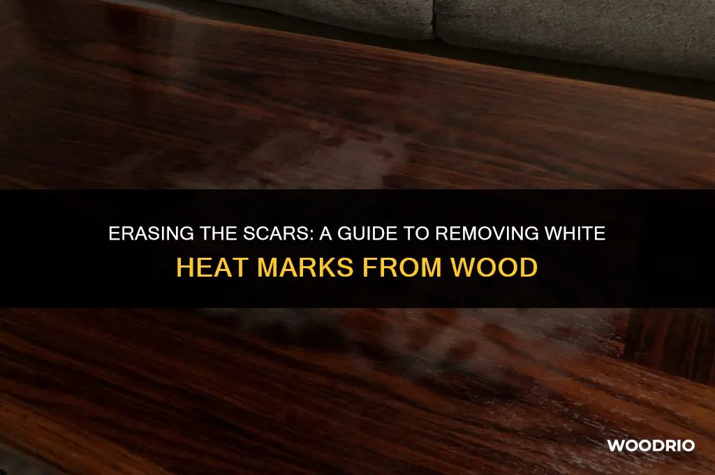 how to remove white heat marks from wood