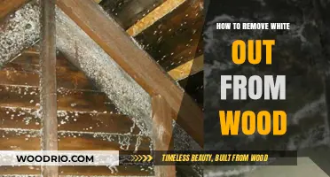 Erasing Mistakes: A Guide to Removing White-Out from Wood Surfaces