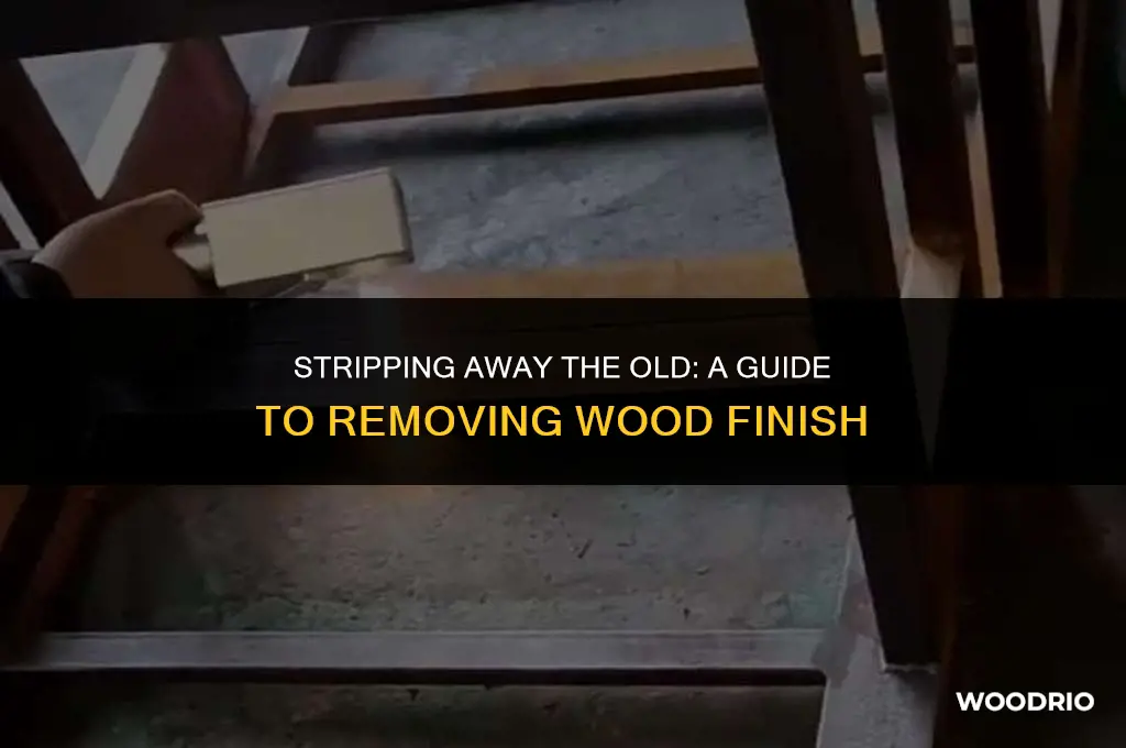 how to remove wood finish