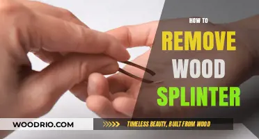 Splinter-Free Woodworking: A Guide to Removing Pesky Splinters Safely