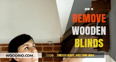 Effortless Removal: A Guide to Taking Down Wooden Blinds