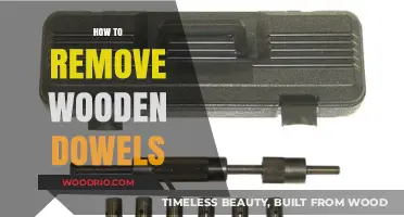 Efficiently Removing Wooden Dowels: A Step-by-Step Guide