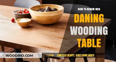 Revive Your IKEA Dining Table: Easy Wood Renewal Tips