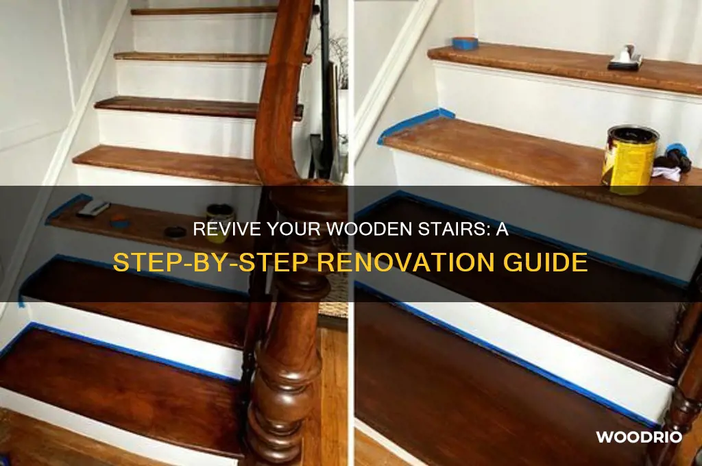 how to renovate old wooden stairs