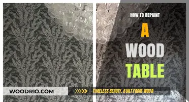 Revamp Your Wood Table: A Step-by-Step Guide to Repainting