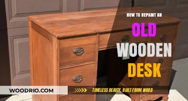 Revive Your Old Wooden Desk: A Step-by-Step Repainting Guide