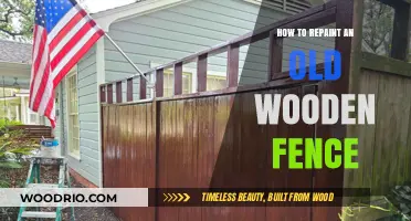 Revive Your Old Wooden Fence: A Step-by-Step Repainting Guide