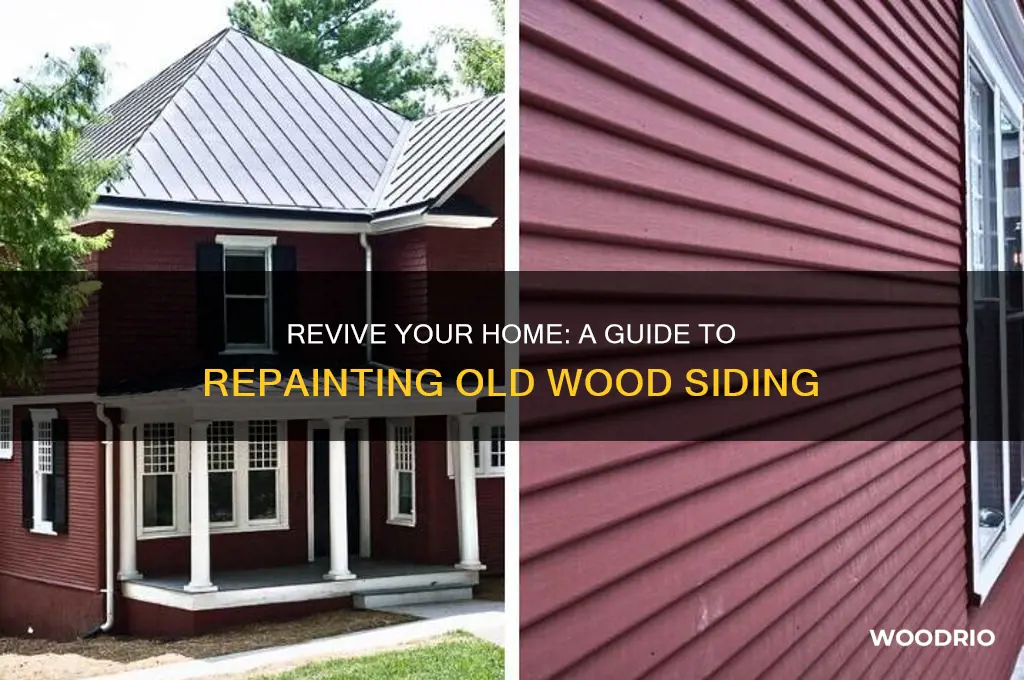 how to repaint old wood siding