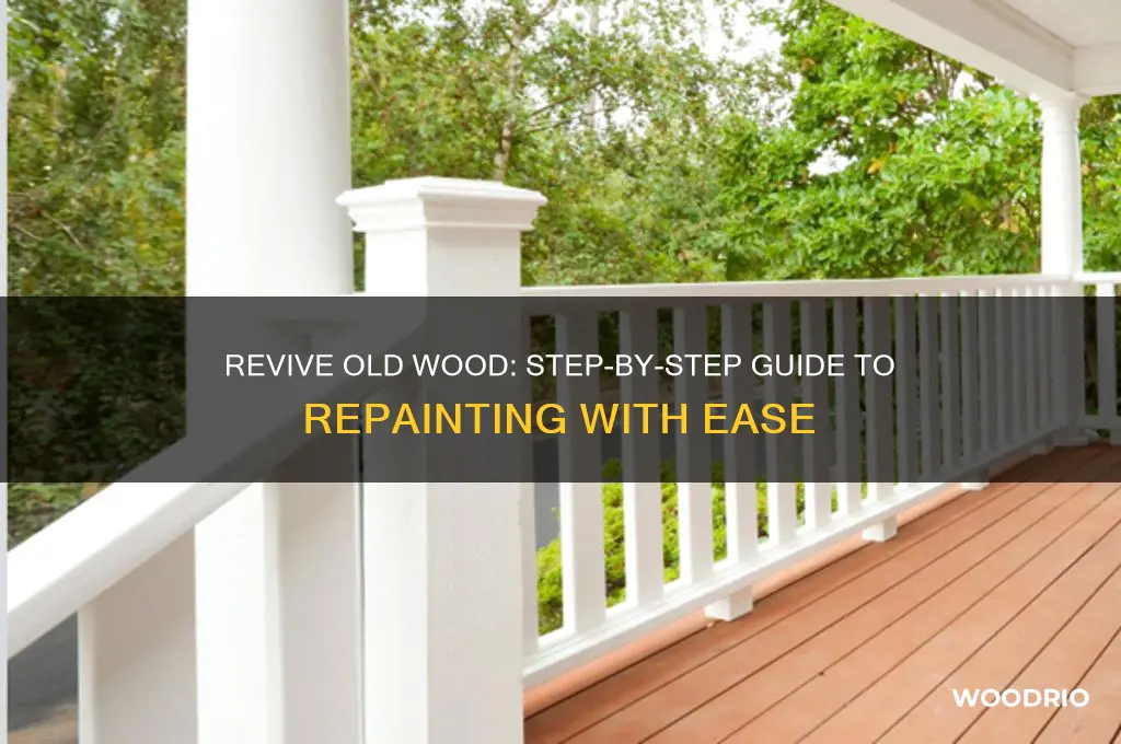 how to repaint old wood
